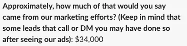 $34K traced back to our ads.