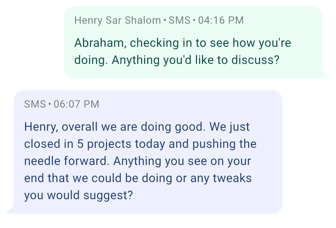 5 projects closed in a single day.